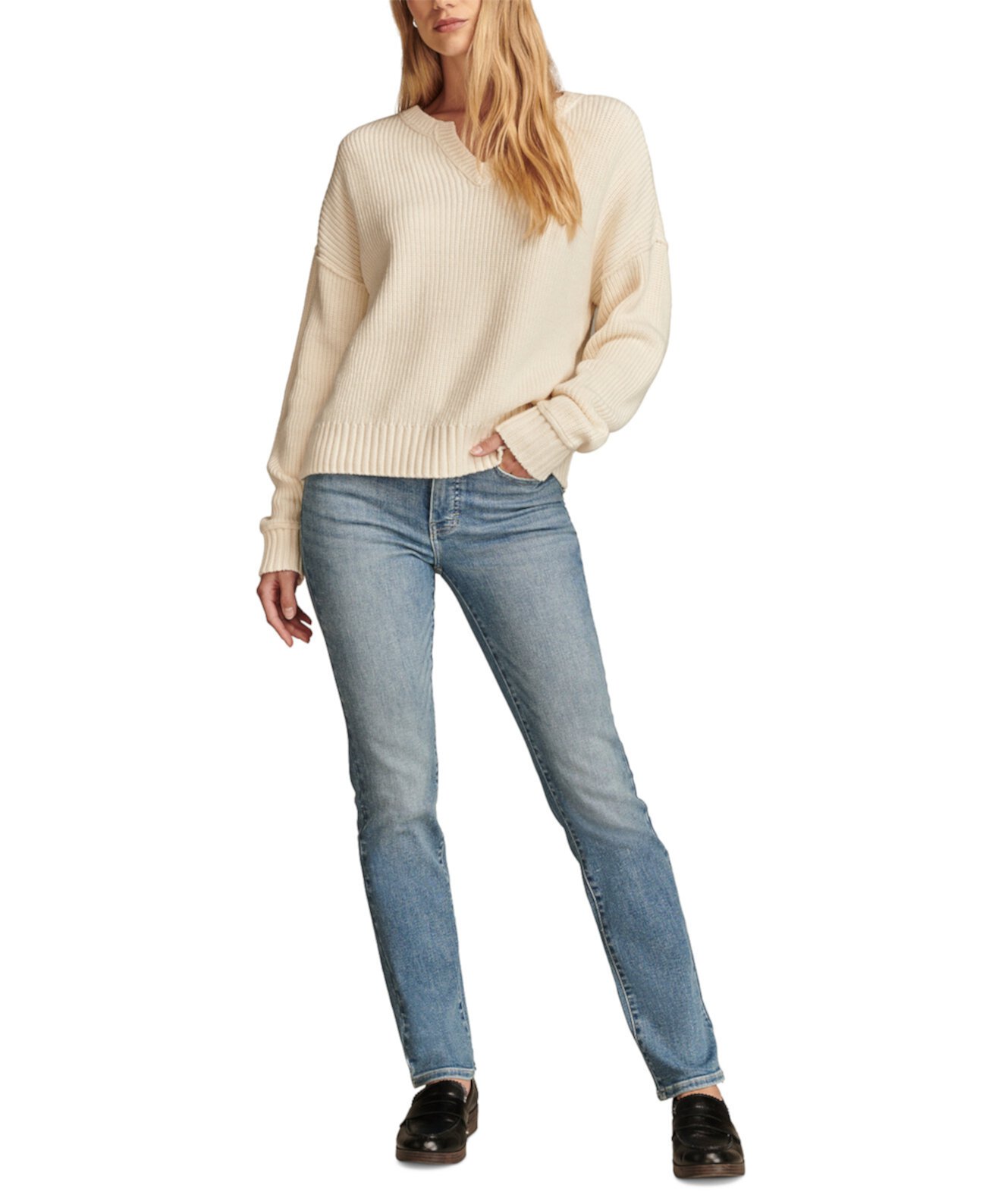 Женские Прямые Джинсы Lucky Brand Zoe Lucky Brand