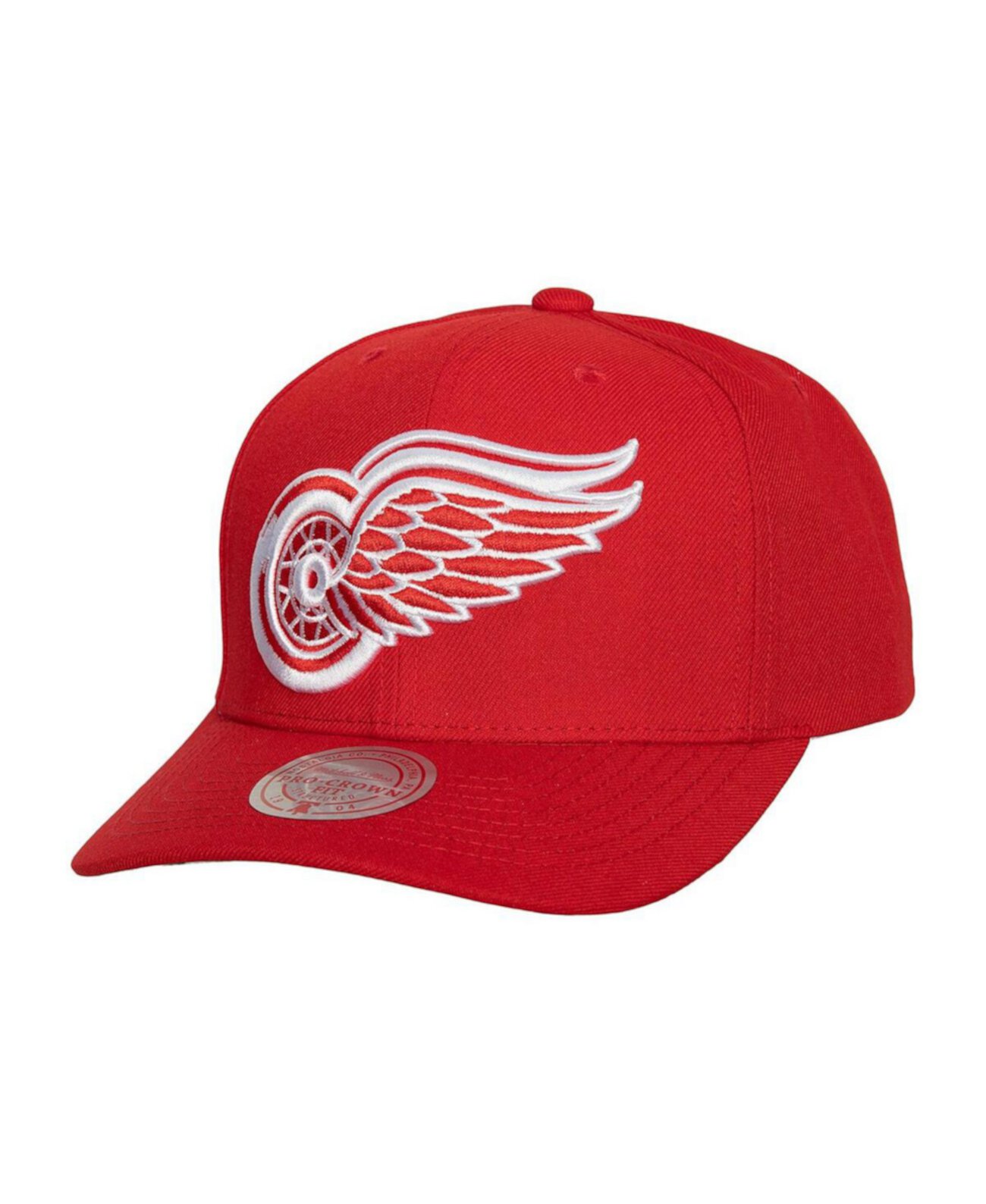 Бейсболка Mitchell & Ness Мужская Красная Detroit Red Wings Team Ground Pro Регулируемая Mitchell & Ness