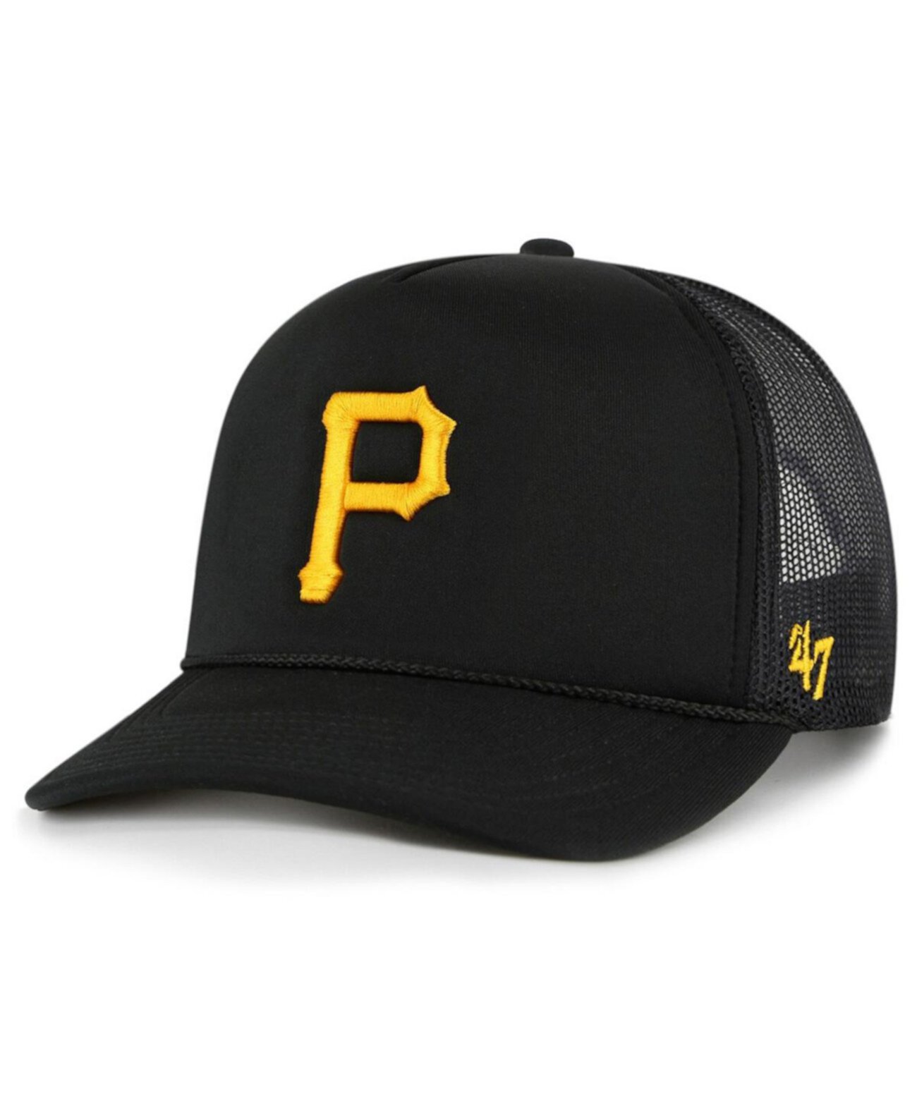 Бейсболка '47 Brand Черная с логотипом Pittsburgh Pirates '47 Brand