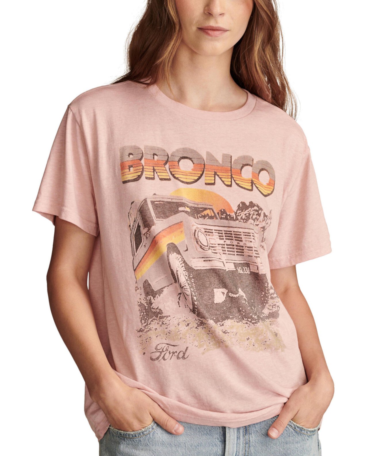 Женская Футболка Lucky Brand Bronco Graphic Lucky Brand