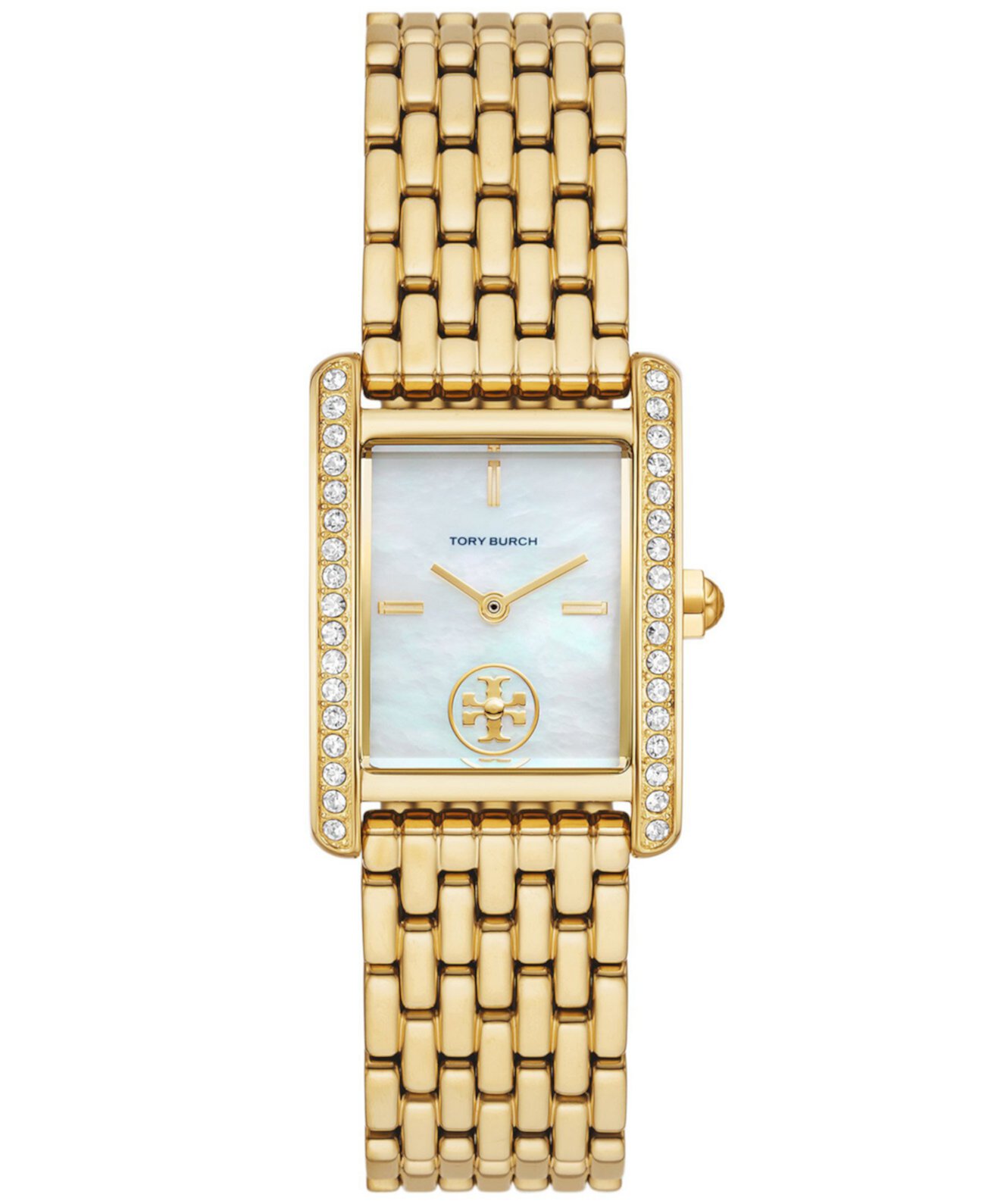 Женские золотистые часы The Eleanor с браслетом из нержавеющей стали, 25 мм Tory Burch