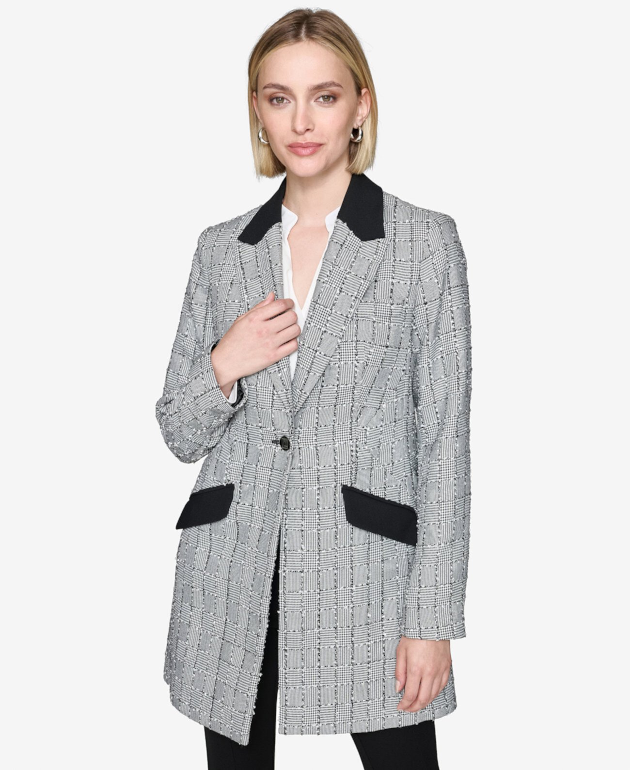 Women's One-Button Blazer Karl Lagerfeld Paris