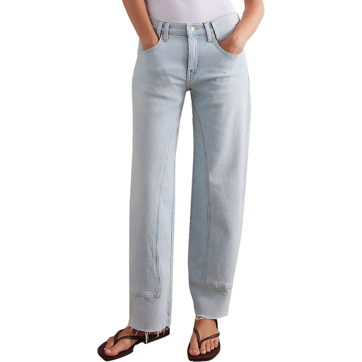 Risk Taker High Rise Straight Pant Free People