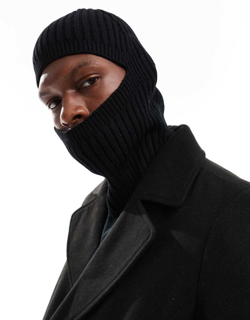 ASOS DESIGN balaclava in black ASOS DESIGN