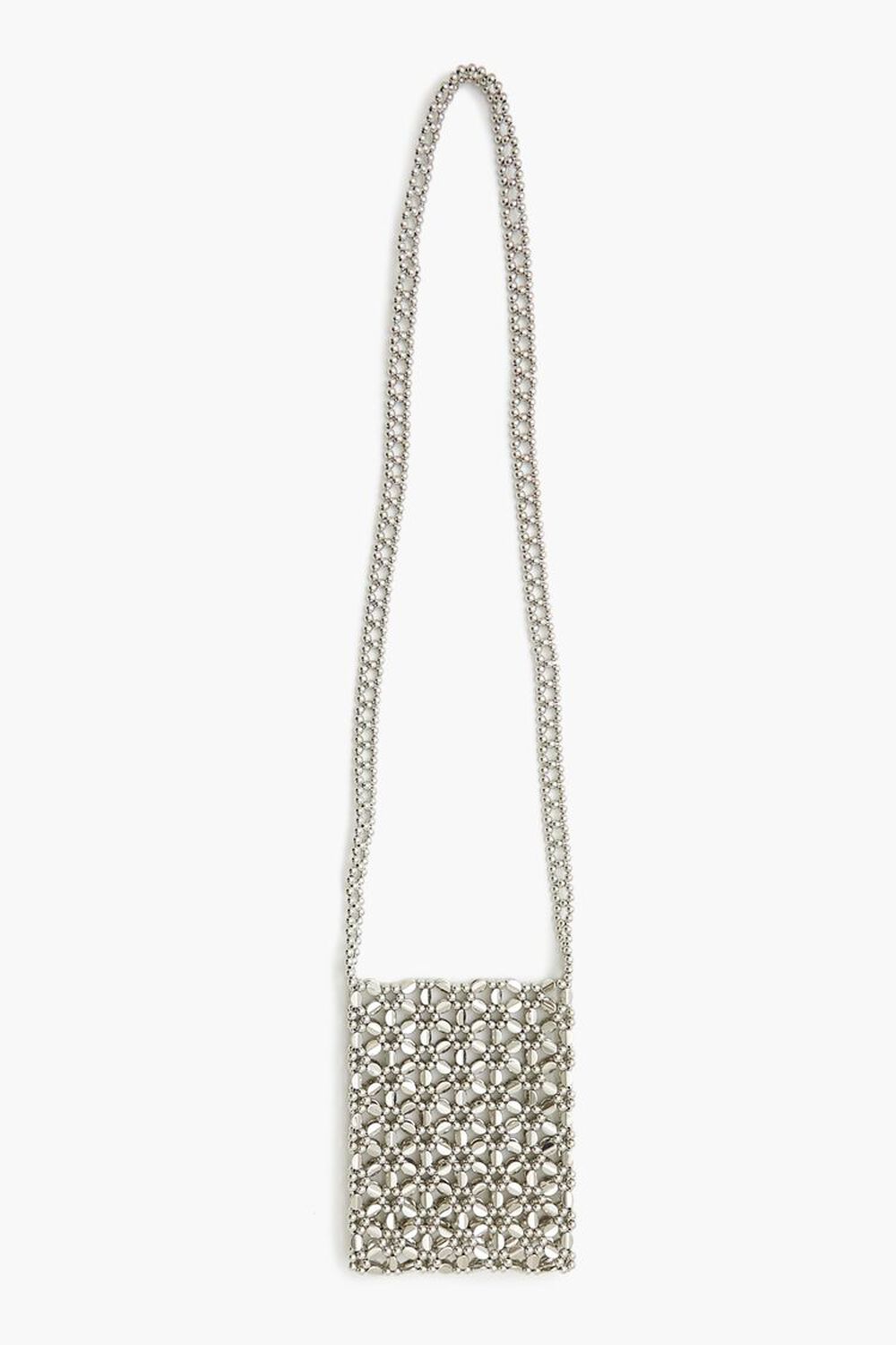 Beaded Floral Crossbody Bag FOREVER21