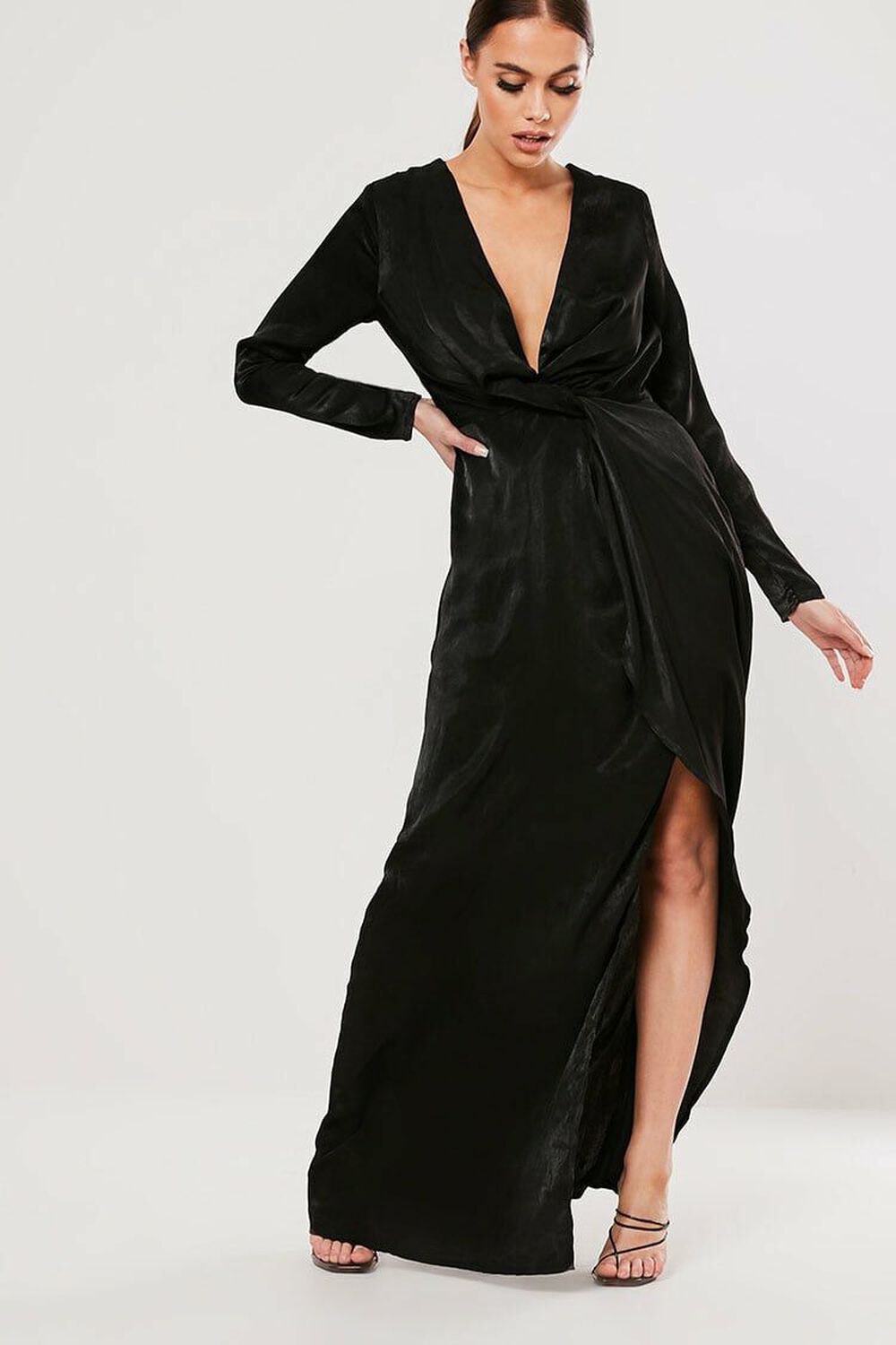 Missguided Plunging Maxi Dress FOREVER21