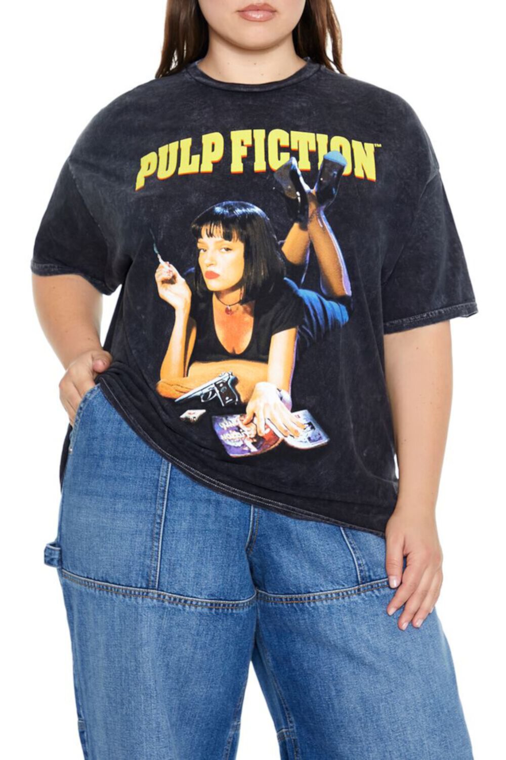 Plus Size Pulp Fiction Graphic Tee FOREVER21