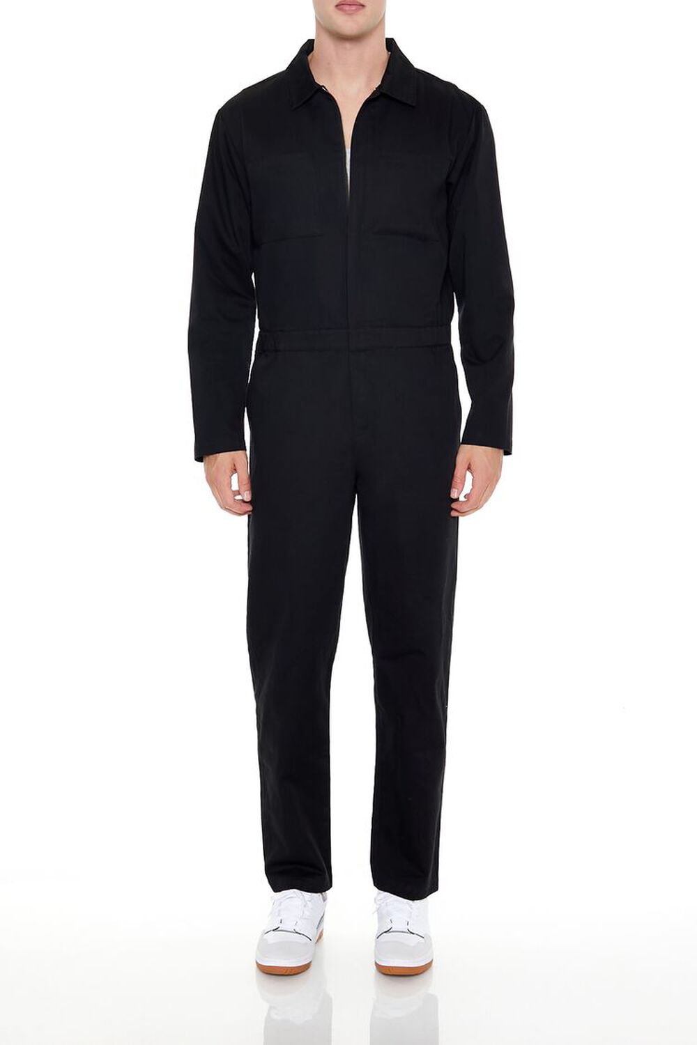 Мужской Комбинезон FOREVER21 Straight-Leg Zip-Up Coveralls FOREVER21