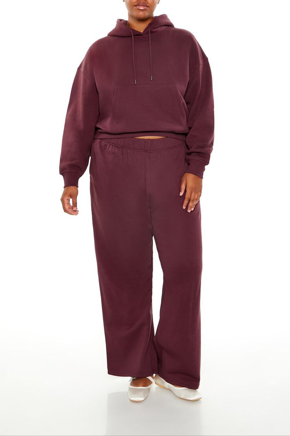 Plus Size Fleece Sweatpants FOREVER21