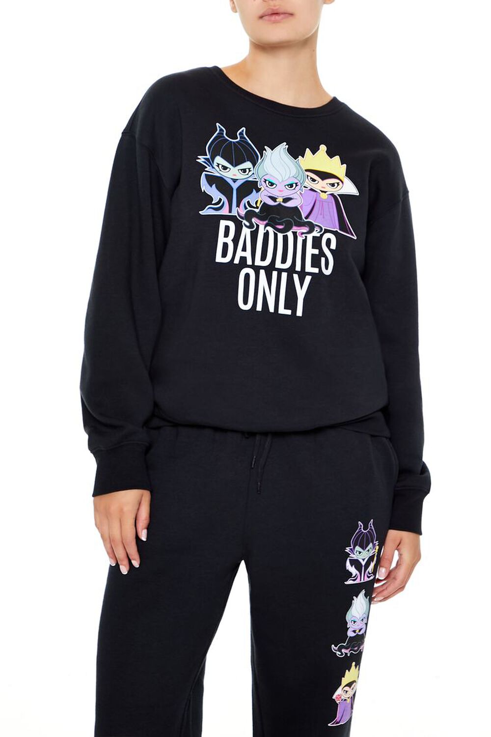 Женская Толстовка FOREVER21 Disney Villains Baddies Only FOREVER21