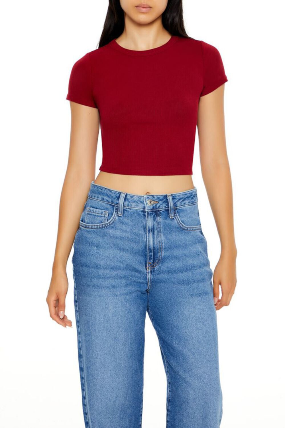 Cropped Crew Tee FOREVER21