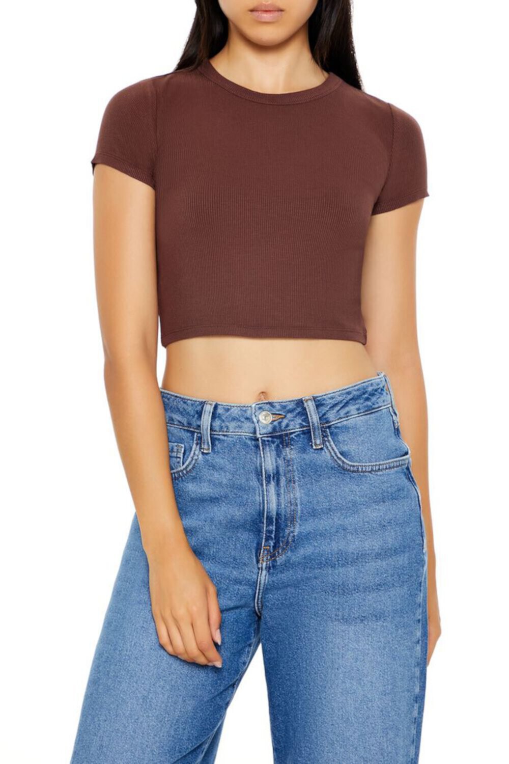 Cropped Crew Tee FOREVER21