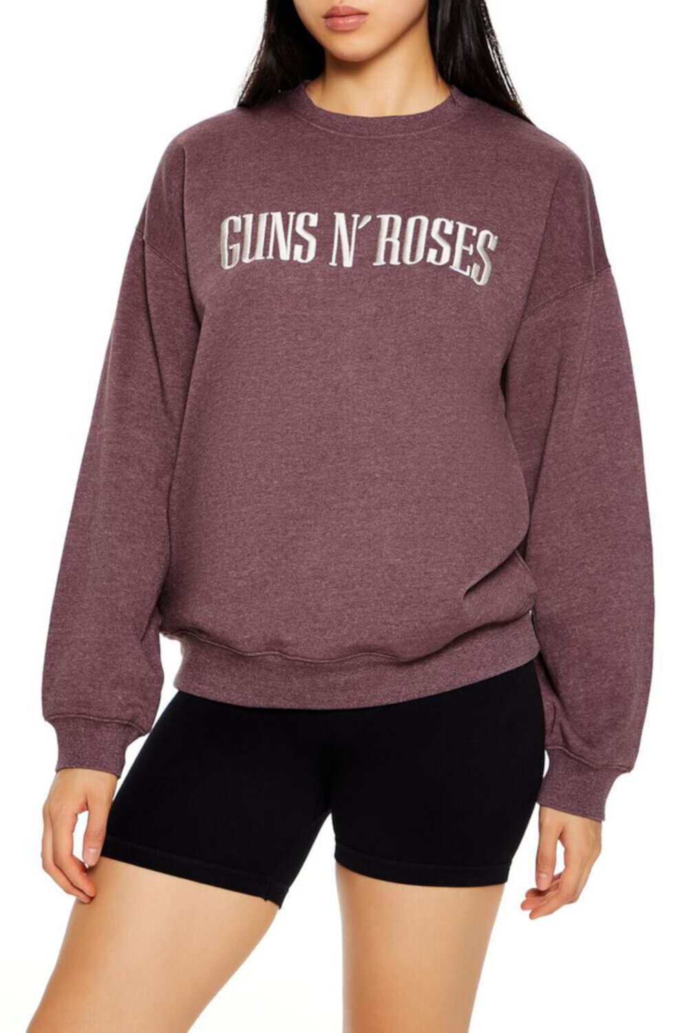 Женский Пуловер FOREVER21 Guns N Roses Embroidered FOREVER21