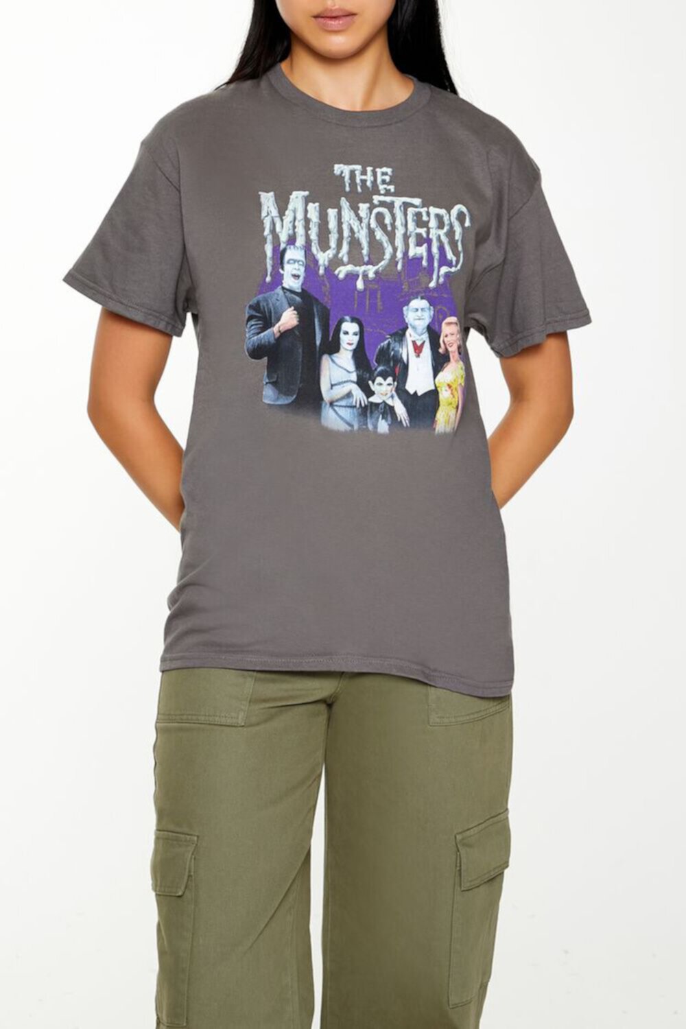 Женская Футболка FOREVER21 The Munsters FOREVER21