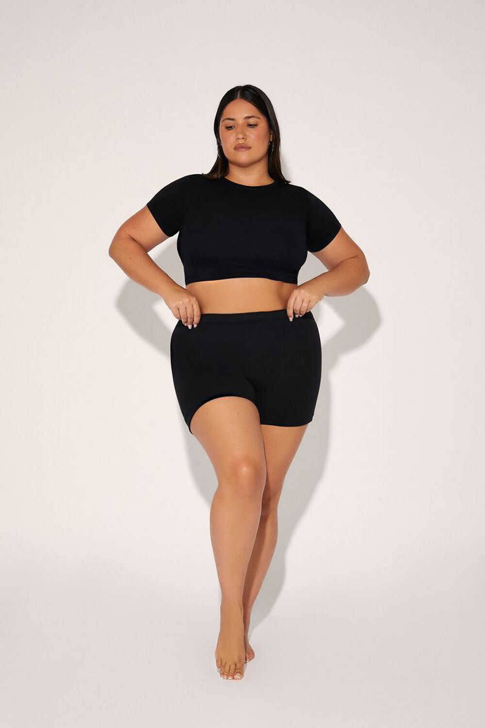 Plus Size Seamless Crew Tee FOREVER21