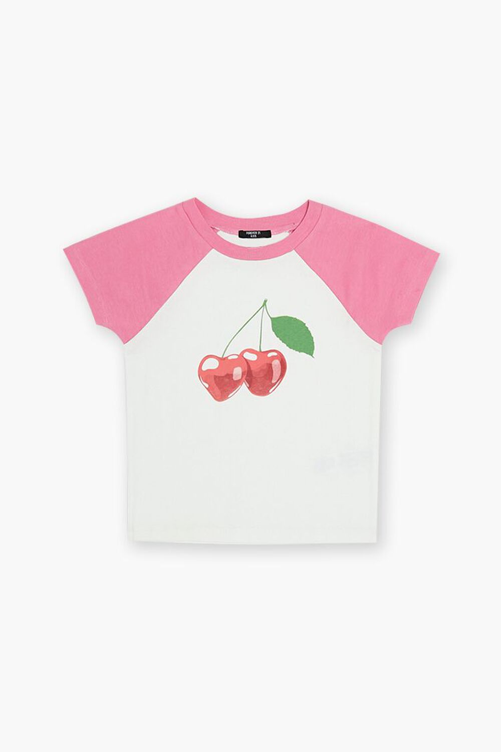 Детская Футболка FOREVER21 Cherry Raglan FOREVER21