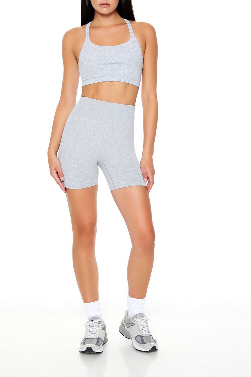 Женские Спортивные шорты FOREVER21 Active Seamless Uplift Scrunch FOREVER21