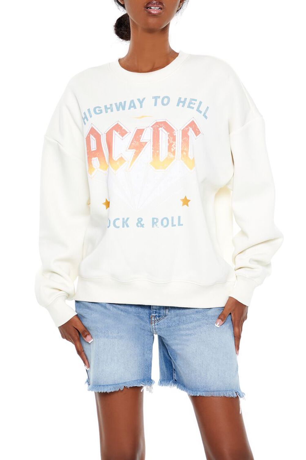 Женская Толстовка FOREVER21 Highway To Hell FOREVER21