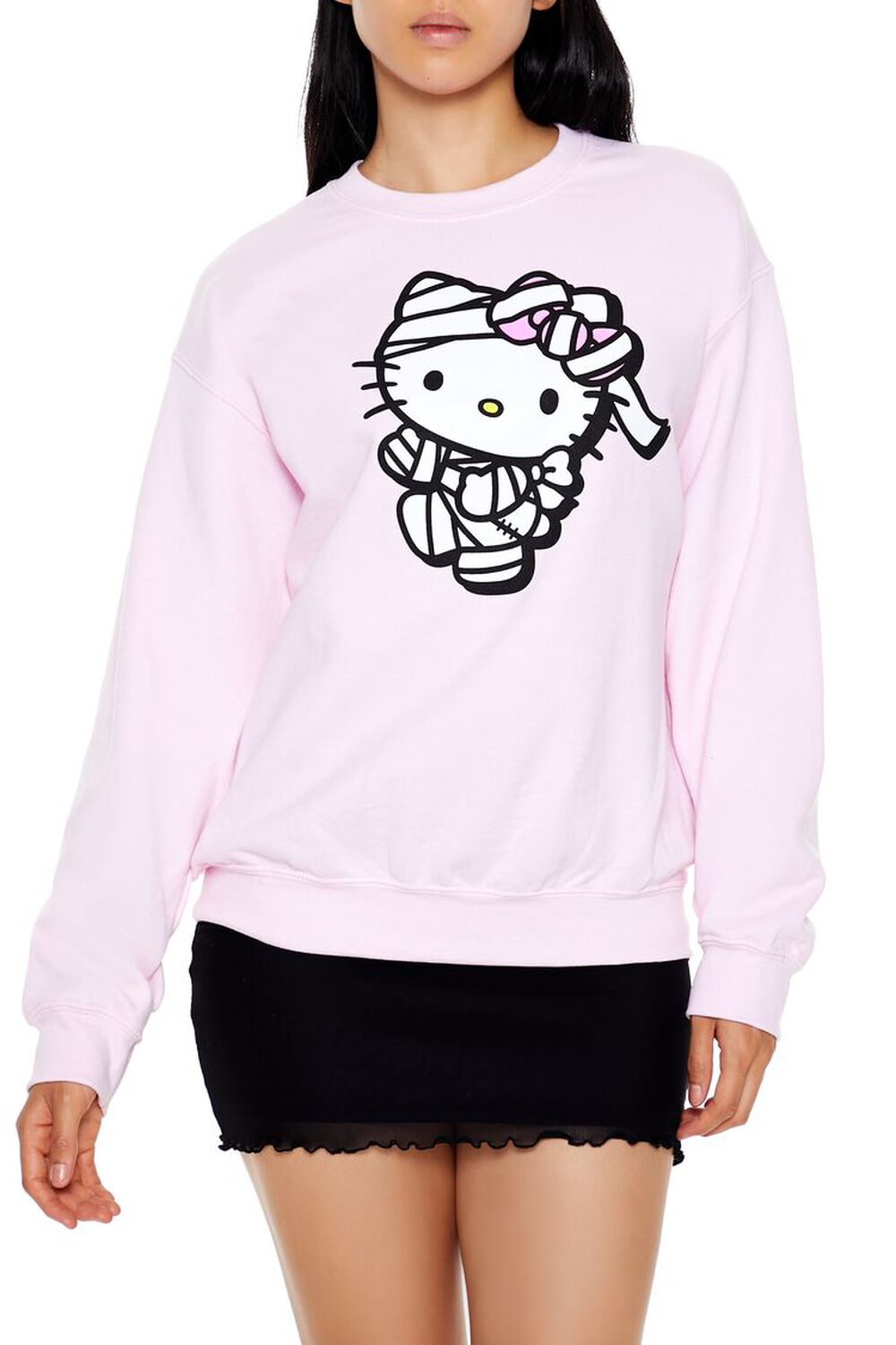 Женский Пуловер FOREVER21 Hello Kitty Мумия FOREVER21