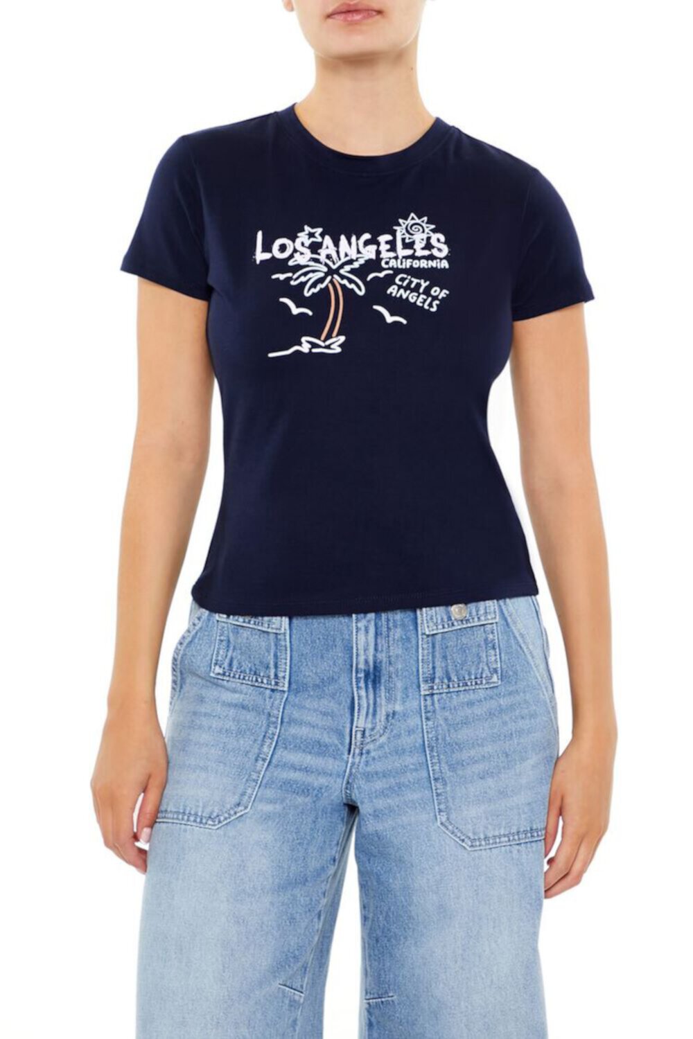 Los Angeles Graphic Baby Tee FOREVER21