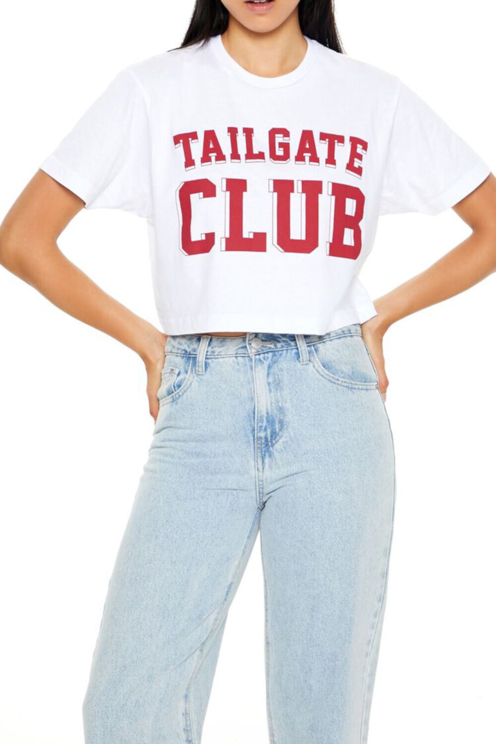 Tailgate Club Graphic Baby Tee FOREVER21