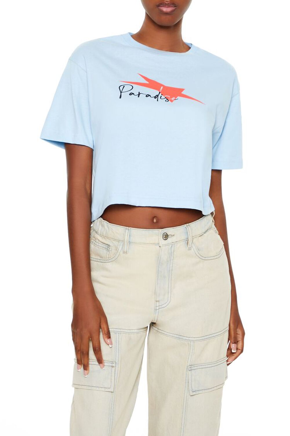 Paradise Graphic Baby Tee FOREVER21