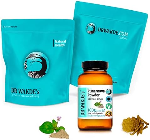 DR WAKDE'S Punarnava Powder (Boerhavia diffusa) - 100g (3.5oz) | Pure, Raw & Dried Powder | Ayurvedic Herb | Vegan | DR WAKDE's