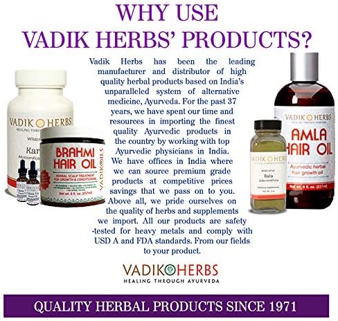 Vadik Herbs Certified Organic Haritaki (Terminalia chebula) | Made in USA | Wildcrafted and Safety Tested (100 Vegicaps) Vadik Herbs