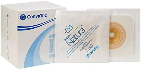 SUR-FIT Natura Durahesive Moldable Convex Skin Barrier with Flange - Flange Size: 1 3/4- Mold to Fit: 1/2to 7/8- Box of 10 ConvaTec