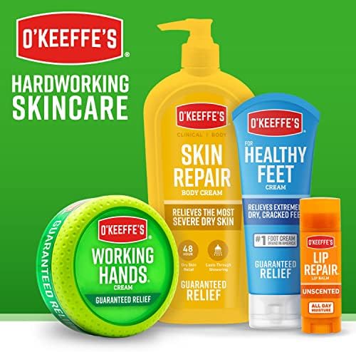 O'Keeffe's Working Hands Hand Cream; Relieves and Repairs Extremely Dry Hands; 3 oz Tube; (Pack of 1) O'Keeffe's