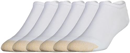 Комплект из 6 пар коротких спортивных мужских носков GOLDTOE из хлопка, модель 656F Goldtoe