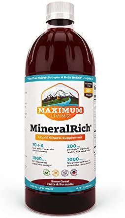 MineralRich Minerals Supplement - 32 oz (32 oz (Pack of 1), MineralRich) Maximum Living