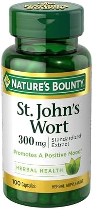 Nature's Bounty St. John's Wort 300 mg Caps, 100 ct Nature's Bounty