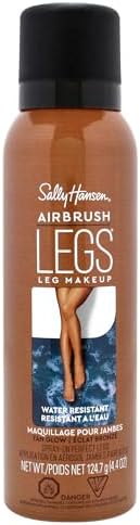 Sally Hansen Airbrush Legs®, Leg Spray-On Makeup, Tan Glow, Easy Application, Flawless Looking Legs, Water Resistant, Transfer Proof Sally Hansen