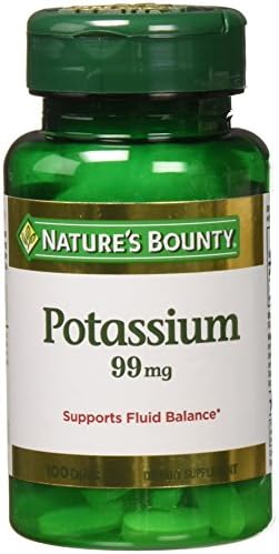 Nature's Bounty Potassium Gluconate 99mg, 100 Caplets Nature's Bounty