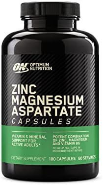 Optimum Nutrition Muscle Recovery and Endurance Supplement for Men and Women, Zinc and Magnesium Supplement, 90 Count Optimum Nutrition