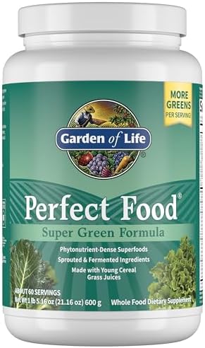 Garden of Life Whole Food Vegetable Supplement - Perfect Food Green Superfood Dietary Powder (Порошок), 4.93 Ounce Garden of Life