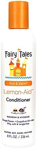 Fairy Tales Swimmer Conditioner for Kids - 8 oz | Made with Natural Ingredients in the USA | Replenish and Restore from Chlorine and Salt Damage | No Parabens, Sulfates, or Synthetic Dyes Fairy Tales