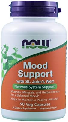 NOW Foods Supplements, Mood Support with St. John's Wort, Nutrient and Herbal Extracts, 90 Veg Capsules (Вегетарианские капсулы) NOW Foods