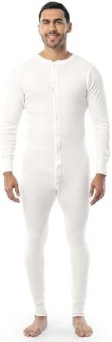 Мужская Пижама Indera Cotton Rib Knit Union Suit Indera