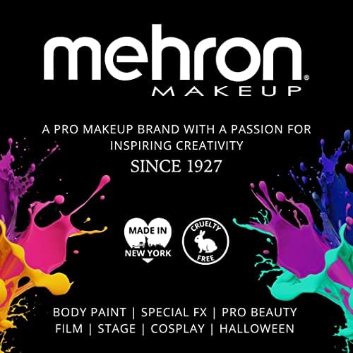 Mehron Makeup Paradise Makeup AQ 8 Color Basic Palette | Magnetic Refillable Body Paint & Face Paint Palette | Professional Water Activated Makeup for Costumes, SFX, Halloween, & Cosplay Mehron