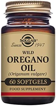 Solgar Wild Oregano Oil, 60 Softgels (Мягкие капсулы) - Oregano Oil Concentrate - Immune Support - Non GMO, Gluten Free, Dairy Free - 60 Servings (Порции) Solgar