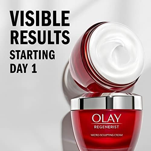 Face Moisturizer by Olay Regenerist Micro-Sculpting Cream Face Moisturizer, Trial Size 0.5 oz Olay