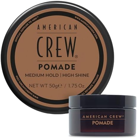 American Crew Men's Hair Pomade (OLD VERSION), Medium Hold with High Shine, 1.75 Oz (Pack of 1) American Crew