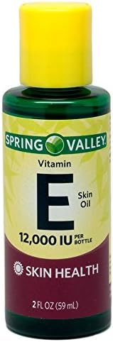 Spring Valley - Vitamin E Skin Oil 12000 IU, 2 fl. oz (Унции). Spring Valley