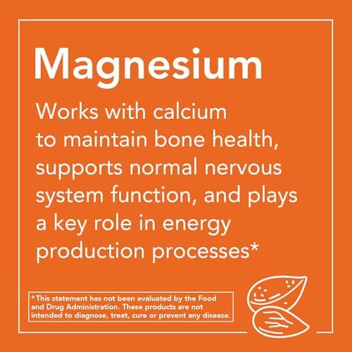 NOW Foods Supplements, Magnesium Oxide, Enzyme Function*, Nervous System Support*, 8-Ounce NOW Foods