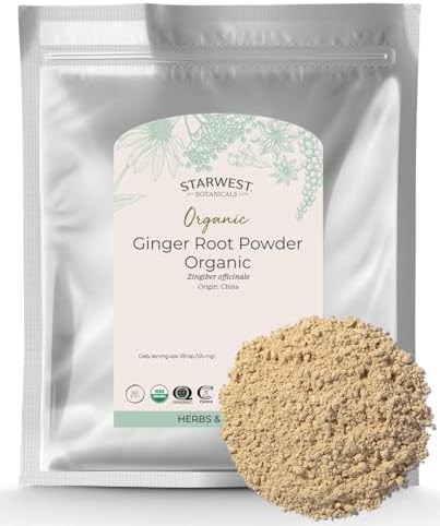 Starwest Botanicals Organic Ginger Root Powder (Порошок), 1 Pound Starwest Botanicals