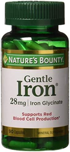 Nature's Bounty Gentle Iron 28 mg 90 Capsules (Капсулы) Nature's Bounty