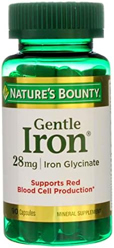 Nature's Bounty Gentle Iron 28 mg 90 Capsules (Капсулы) Nature's Bounty