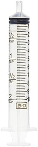 BD Oral Syringes with Tip Cap, 10 ml, Clear, 100 Count BD